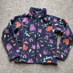 Girls XS Columbia Full Zip Fleece